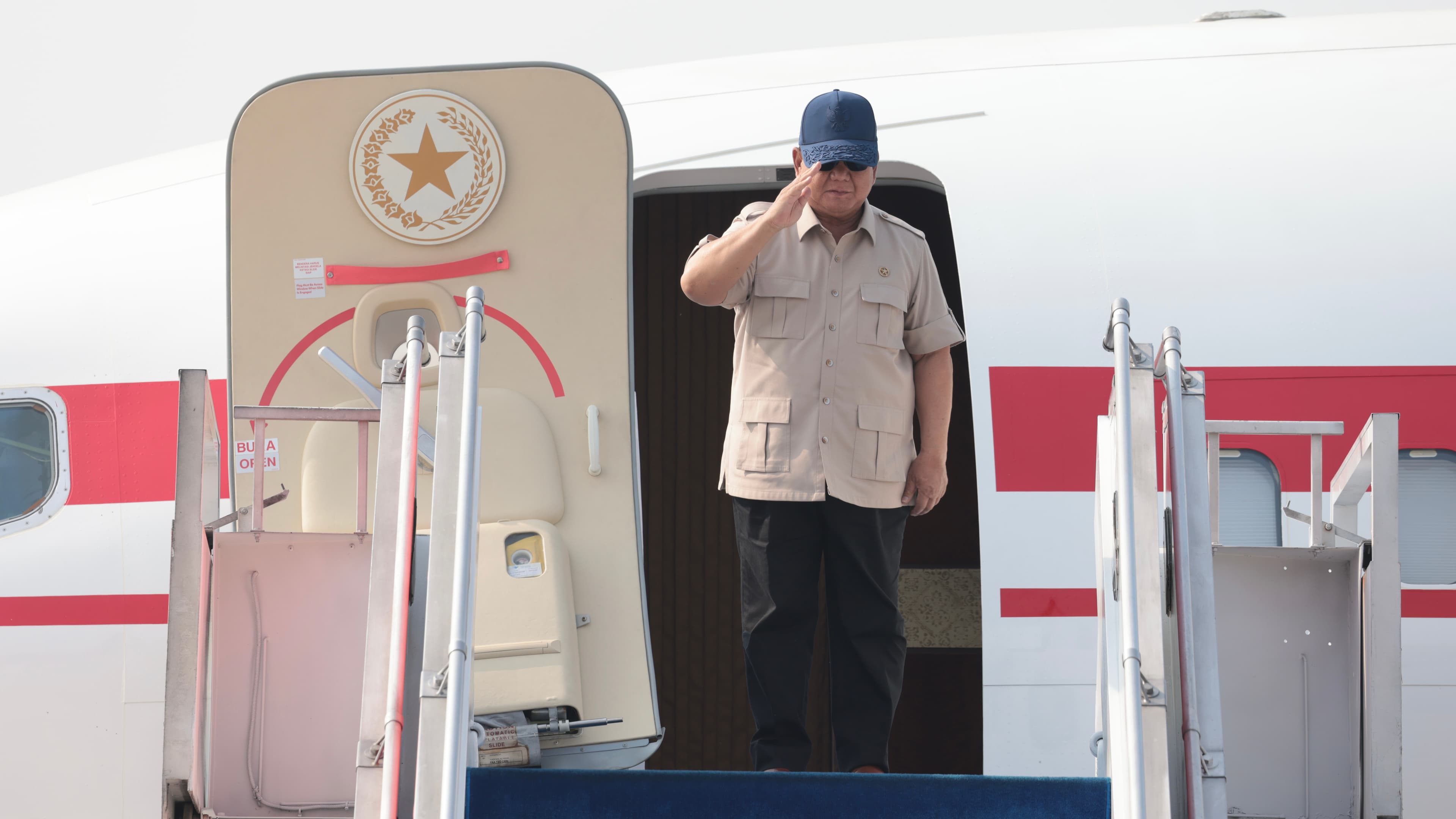 Prabowo Bertolak ke Lampung, Resmikan RSUD K.H. Muhammad Thohir Krui